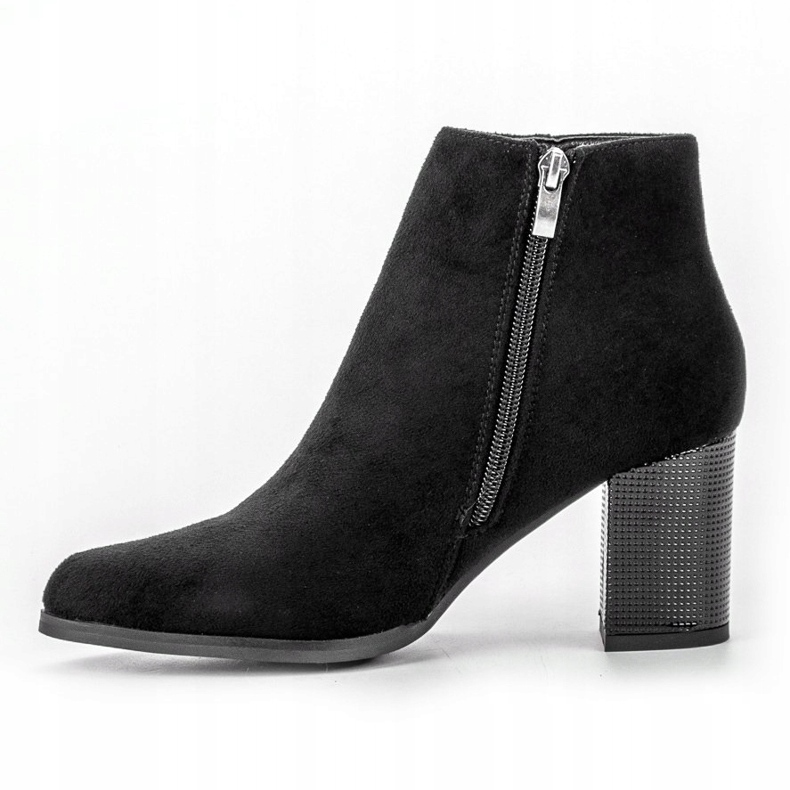 Filippo Suede Booties On A Bar black 1