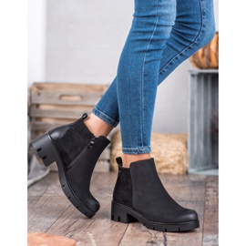 Comfortable VINCEZA high-heeled boots black 2 Comfortable VINCEZA high-heeled boots black 2