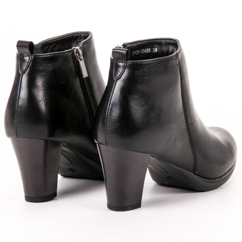 Vinceza Low Heeled Boots black 2 Vinceza Low Heeled Boots black 2