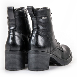 VINCEZA Black Lace-up Boots 1 VINCEZA Black Lace-up Boots 1