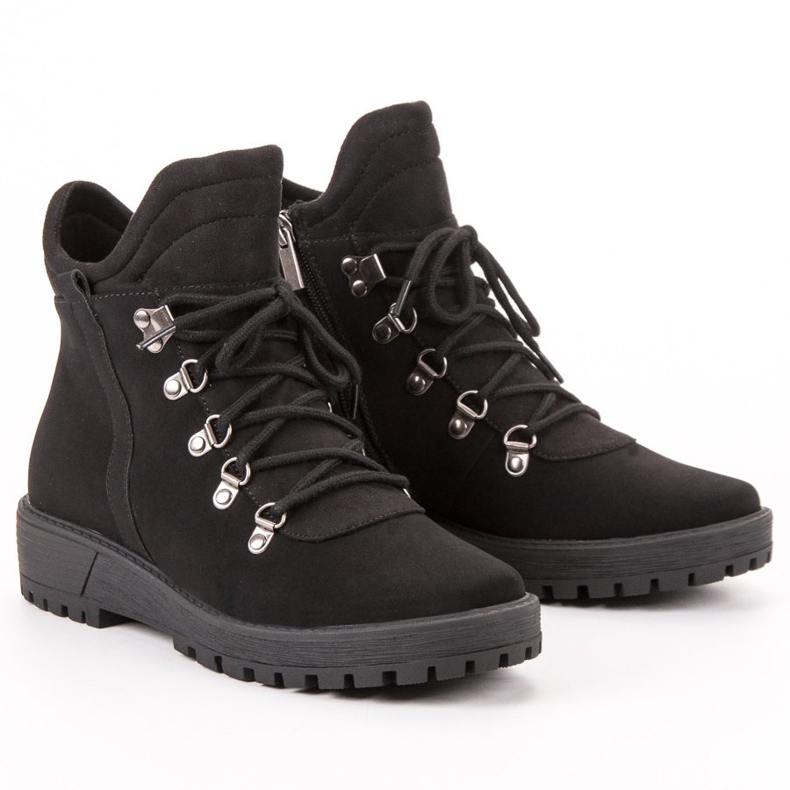 Vinceza Stylish Trappers black 1