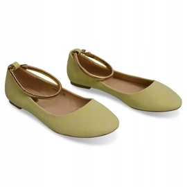 Ballerinas Beautiful Decoration On Ankle A607 Yellow 1 Ballerinas Beautiful Decoration On Ankle A607 Yellow 1