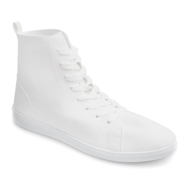 High Fabric Sneakers 351 White 1 High Fabric Sneakers 351 White 1