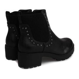 Motorized Boots With Studs 1643 Black 1