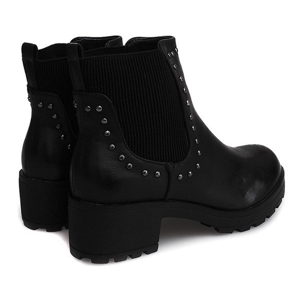 Motorized Boots With Studs 1643 Black 1