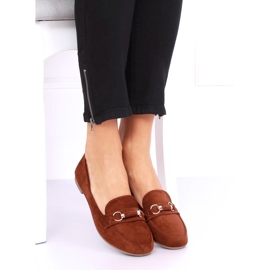 Women's loafers brick 99-259 D.ORANGE brown 2