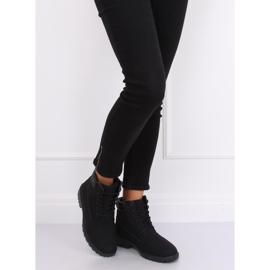 Black women's timber boots W-3033 Black 2