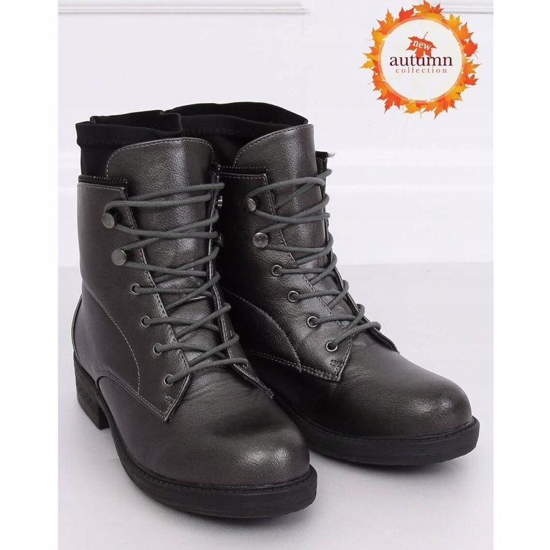 Graphite 100-901B0-1 Pewter boots for women black 1