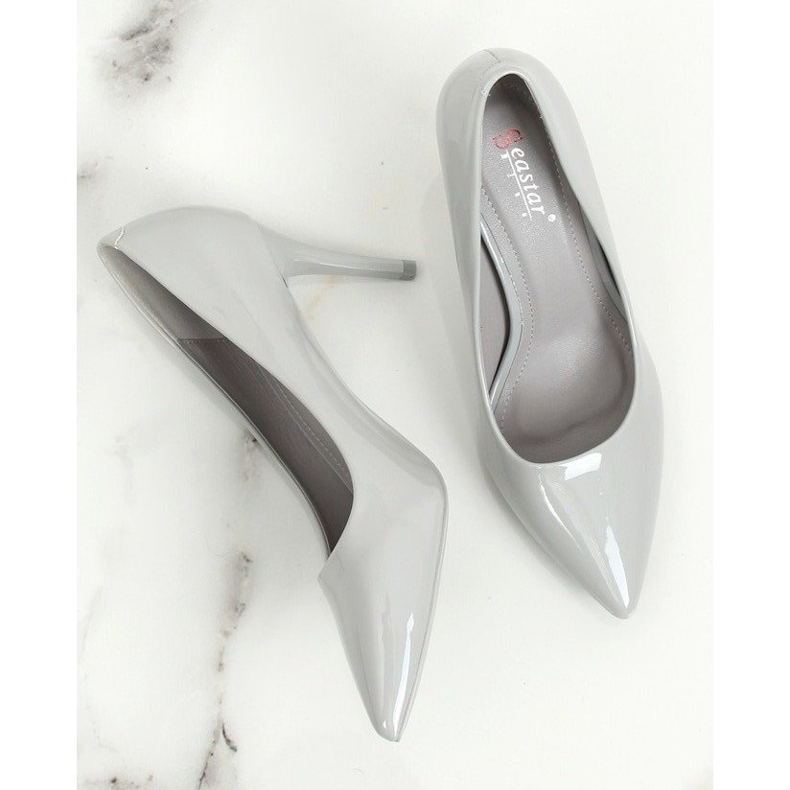 Gray Women's gray stilettos LE011P Gray II-GAT grey 1