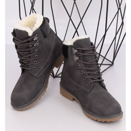 Women's gray insulated timber boots 1121-PA Gray grey 2