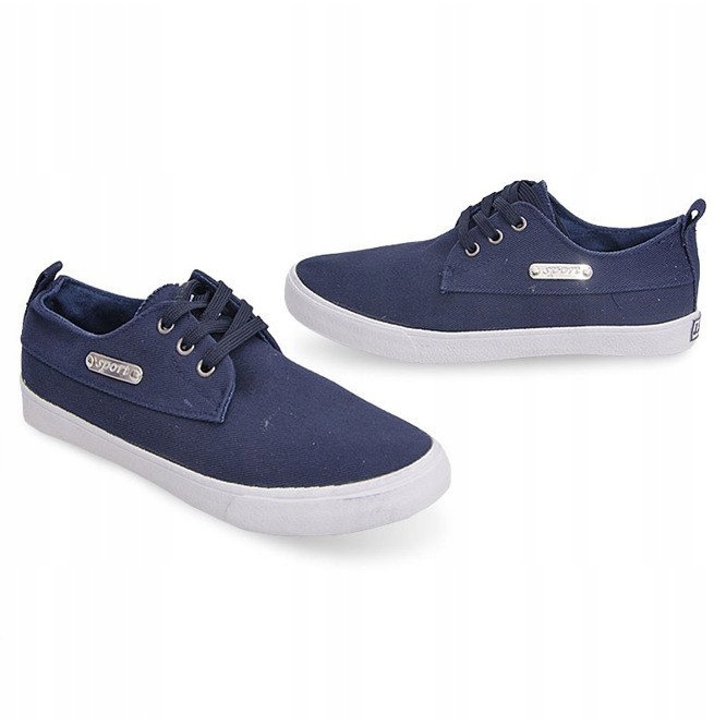 Textile Casual Sneakers Y011 Blue 1 Textile Casual Sneakers Y011 Blue 1