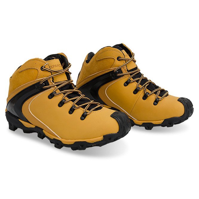 Men's brown insulated trekking shoes 9W4324 1