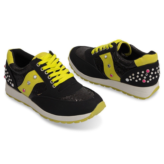 Sport Running Shoes A738 Black multicolored 2