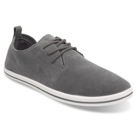 Light Men's Sneakers With Eco Suede 1205 Gray grey 1