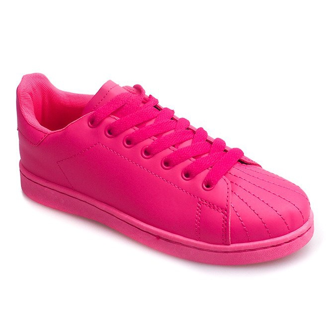 Retro Sneakers Superstar 15731 Pink 2
