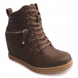 Quilted Sneakers 2030-50 Khaki green 1