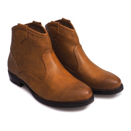 Low Shoes Cowboy Boots 248PA Camel brown 1