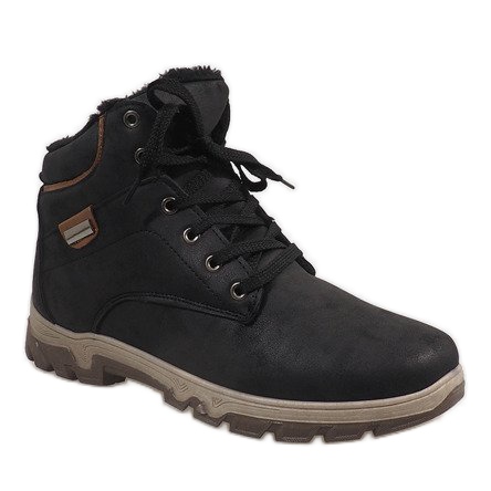 Black warm snow boots 1792 1 Black warm snow boots 1792 1