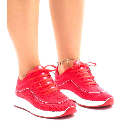 Red G-205 sports shoes 1