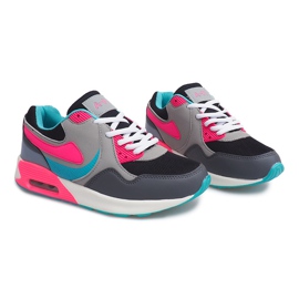 Sports running shoes B308A-4 Gray grey multicolored 1