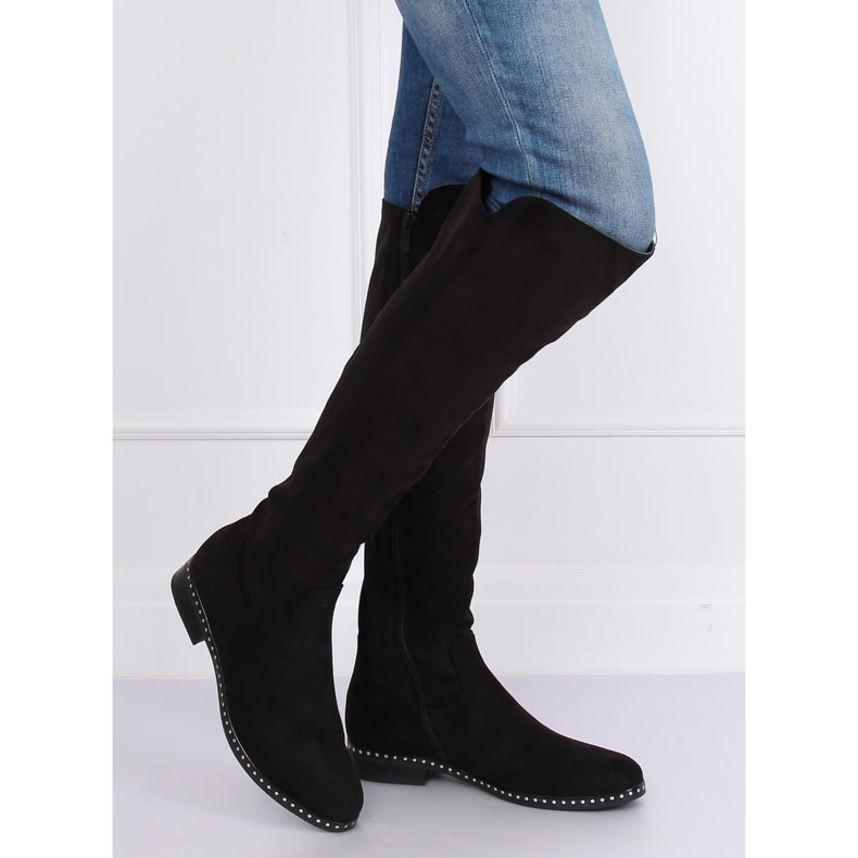 Black boots for women black boots H305 Black 2