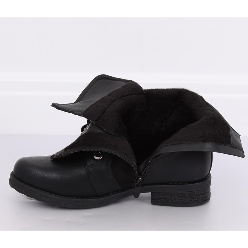 Black Workery boots Z136 Black 1