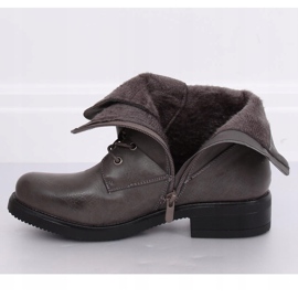 Military gray boots C581 Gray grey 1