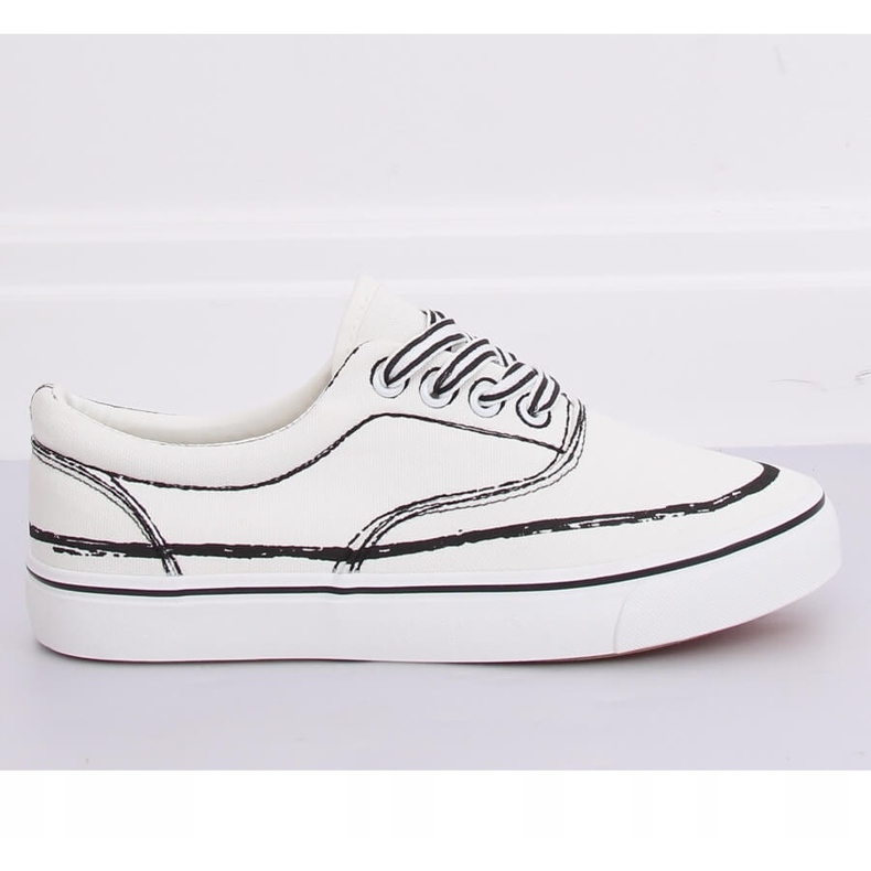 White women's sneakers BS103 White 1
