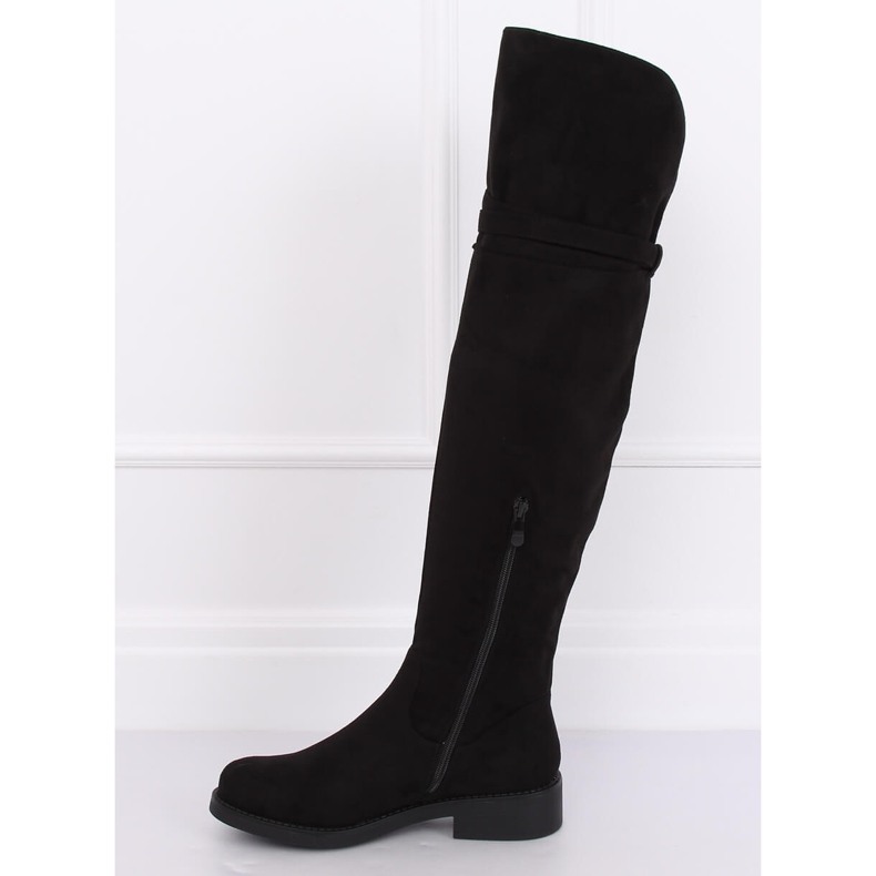 Over-the-knee boots black SU-2850 Black 1