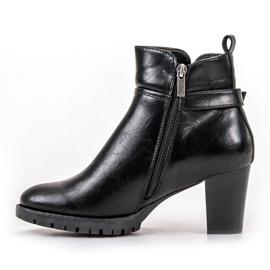 Vinceza Elegant Booties For Autumn black 1