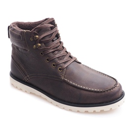 Warm High Boots Shoes SH26 Brown 1
