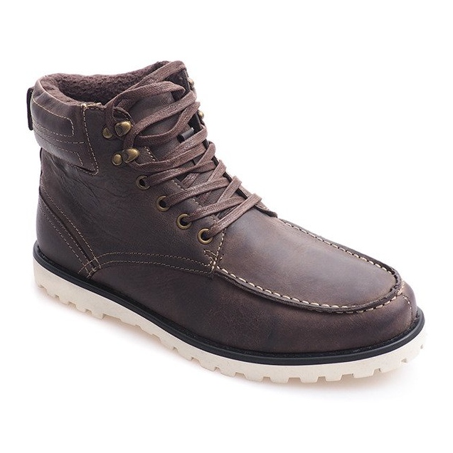 Warm High Boots Shoes SH26 Brown 1