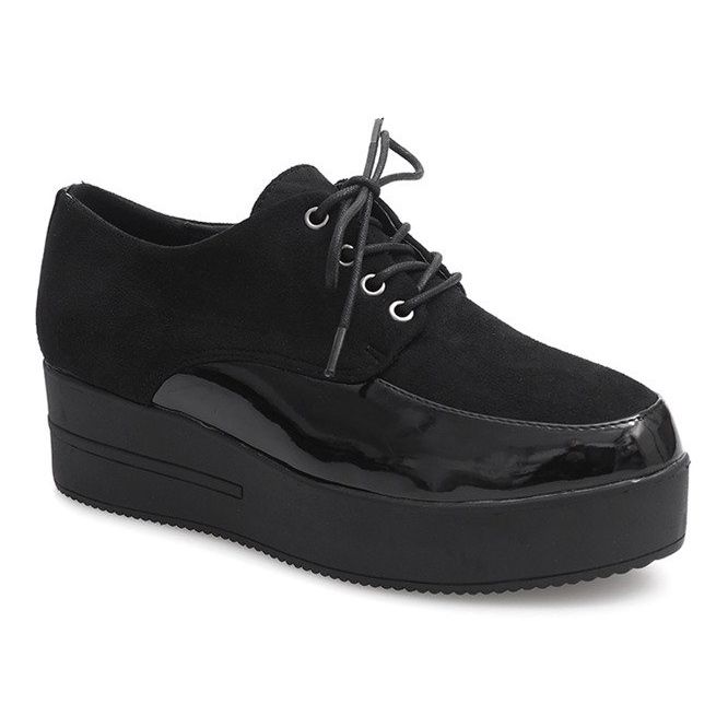 Creepers Boots On The MJ1358 Black Platform 1