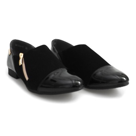 Classic Shoes With Zipper MS164 Black 1