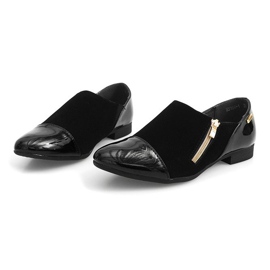 Classic Shoes With Zipper MS164 Black 2