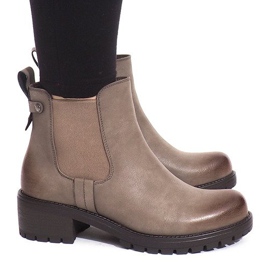 Warm boots BH56-KB Khaki multicolored green 1