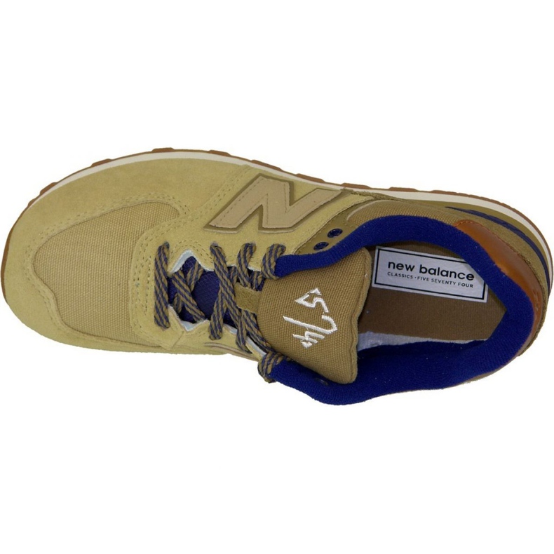 New Balance W KL574NMG shoes beige 2