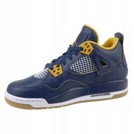 Nike Jordan 4 Retro Bg Jr 408452-425 navy blue 1