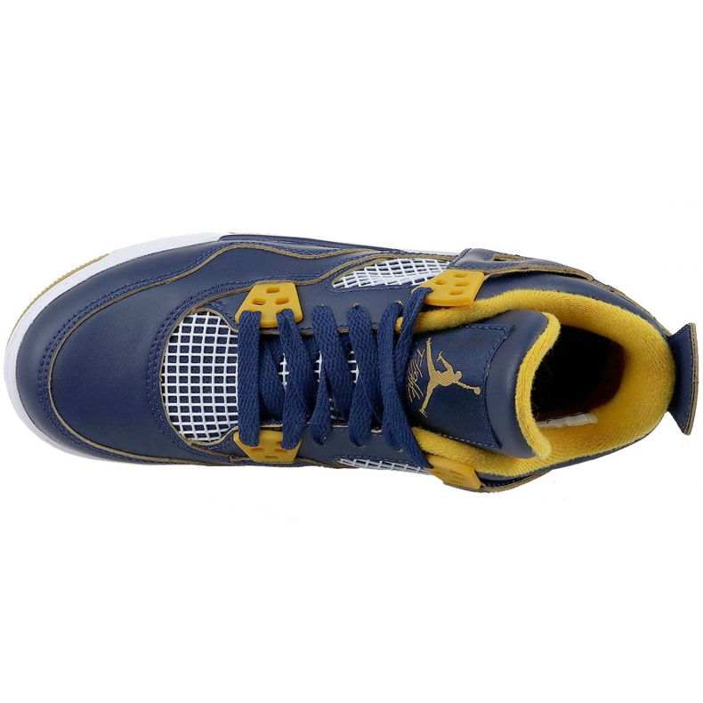 Nike Jordan 4 Retro Bg Jr 408452-425 navy blue 2