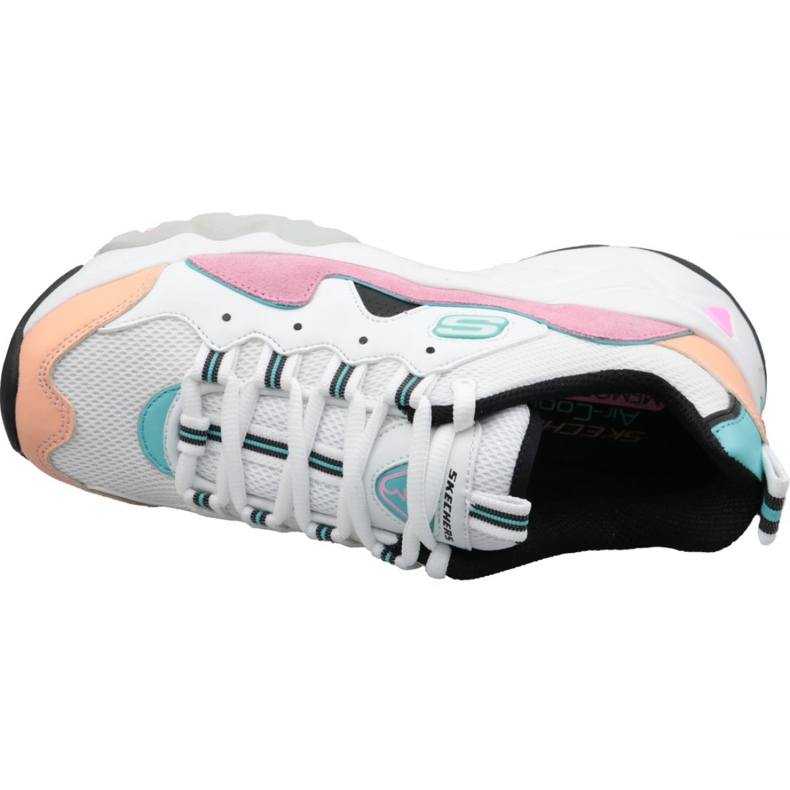 Skechers D'Lites 3.0 Zenway W 12955-WPKB Shoes white multicolored 2