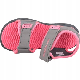 New Balance Jr K2004PKG gray sandals pink grey 2