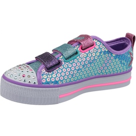 Skechers Twinkle Lite Jr 20062L-TQMT blue shoes multicolored 1