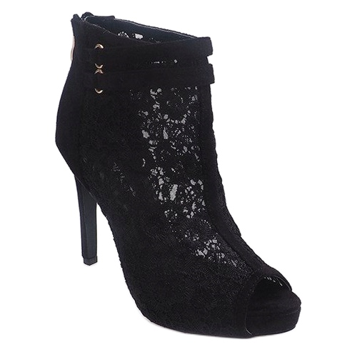 Sandals On High Heel 8709 Black 1