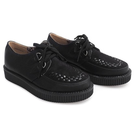 Creepers Boots On Platform 061ss Black 1