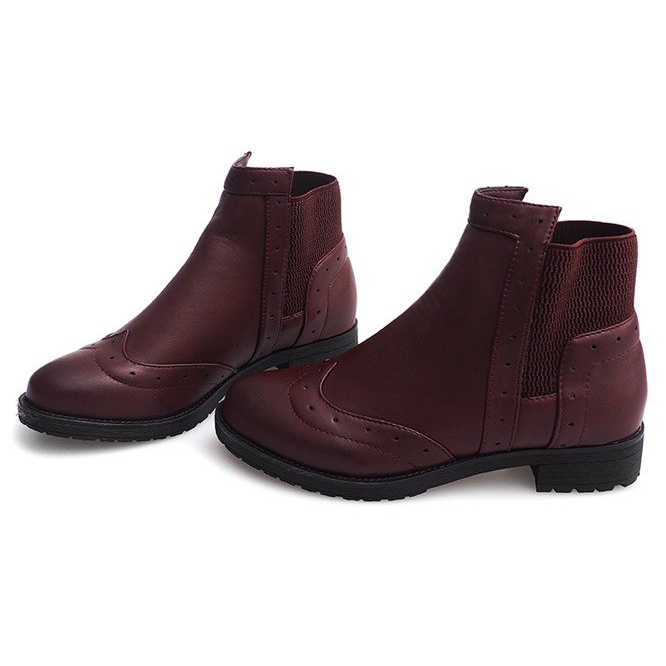 Classic Jazz Boots W102 Bordo red 1