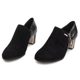 Boots On Heel 6661 Black 1