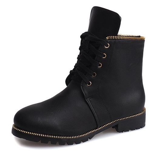 Boots Trappers With Fur X685 Black 1