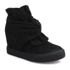 Wedge Sneakers 6351-Y Black 1