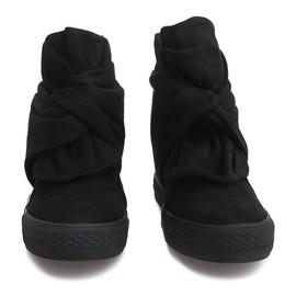 Wedge Sneakers 6351-Y Black 2