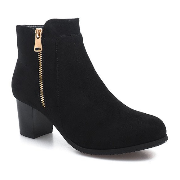 Boots On Heel J0049-1 Black 1